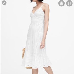 Banana Republic White Dress